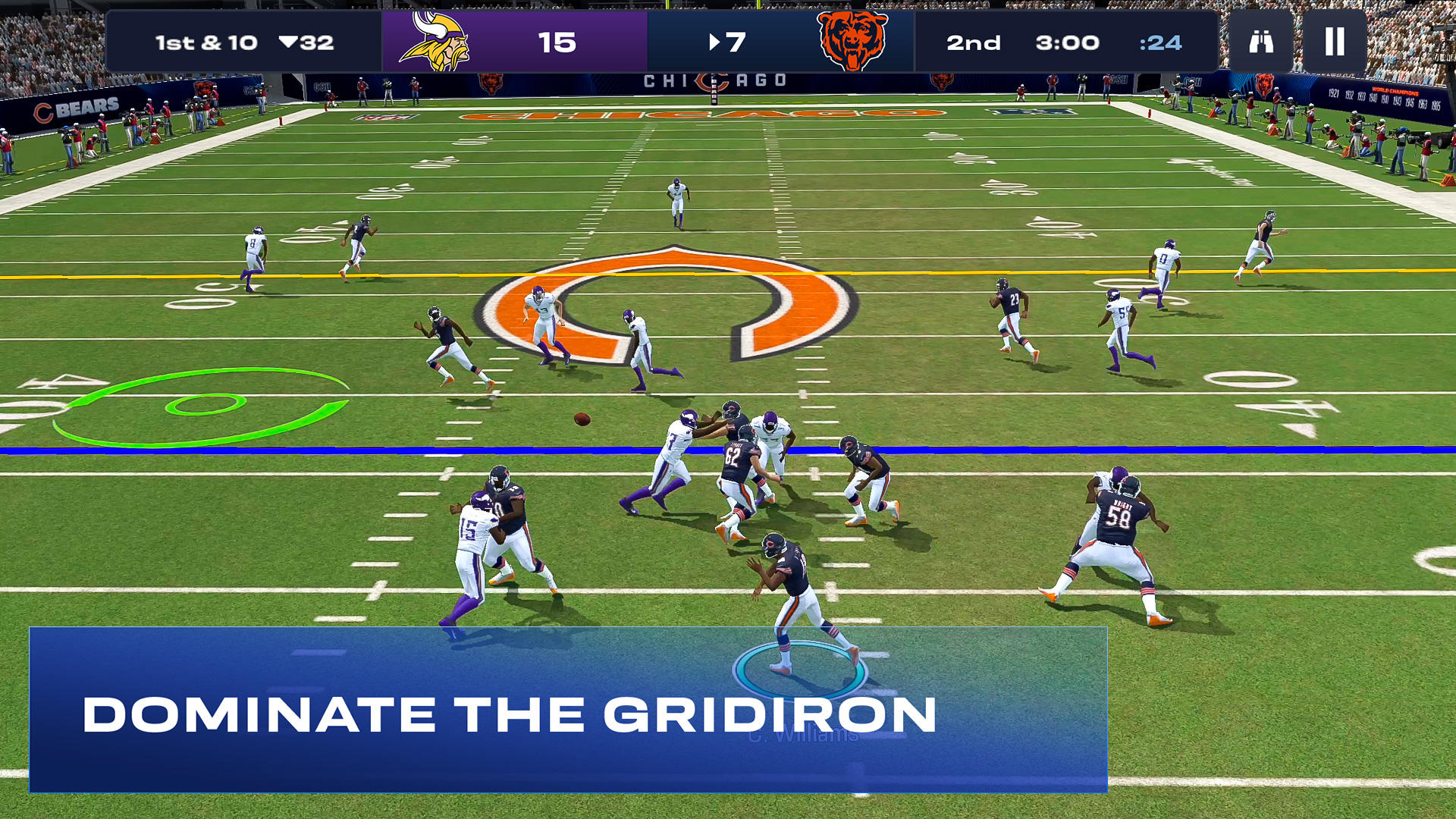 Cuplikan Layar Game Madden NFL 27 Mobile Football