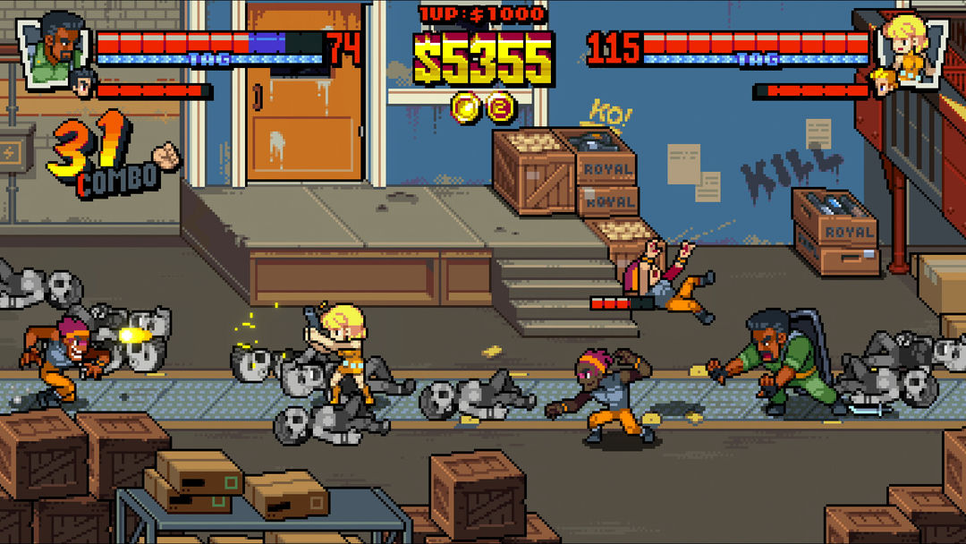 Screenshot of Double Dragon Gaiden: Rise Of The Dragons