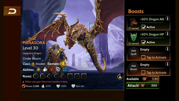 Screenshot of War Dragons