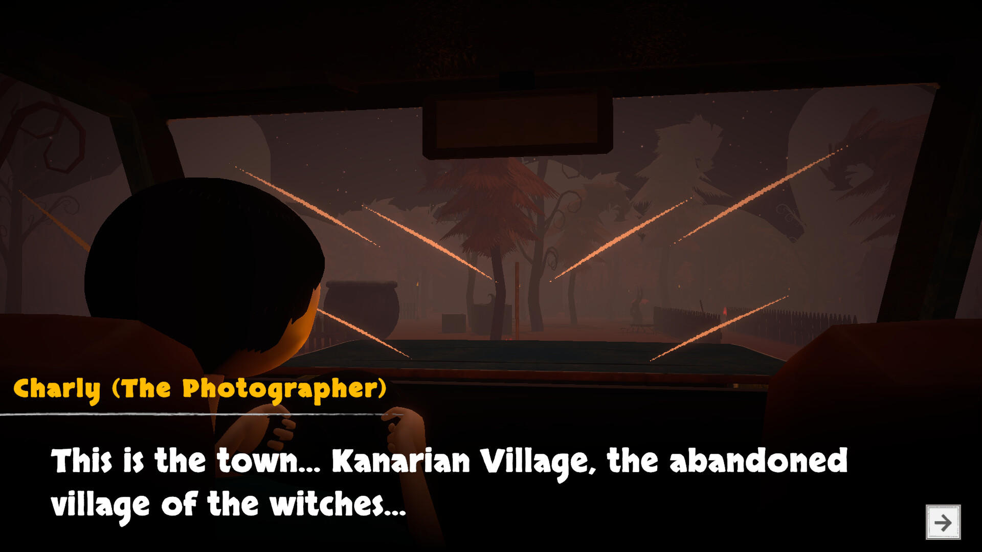 Screenshot of The Blogger: Pumpkins and Witches