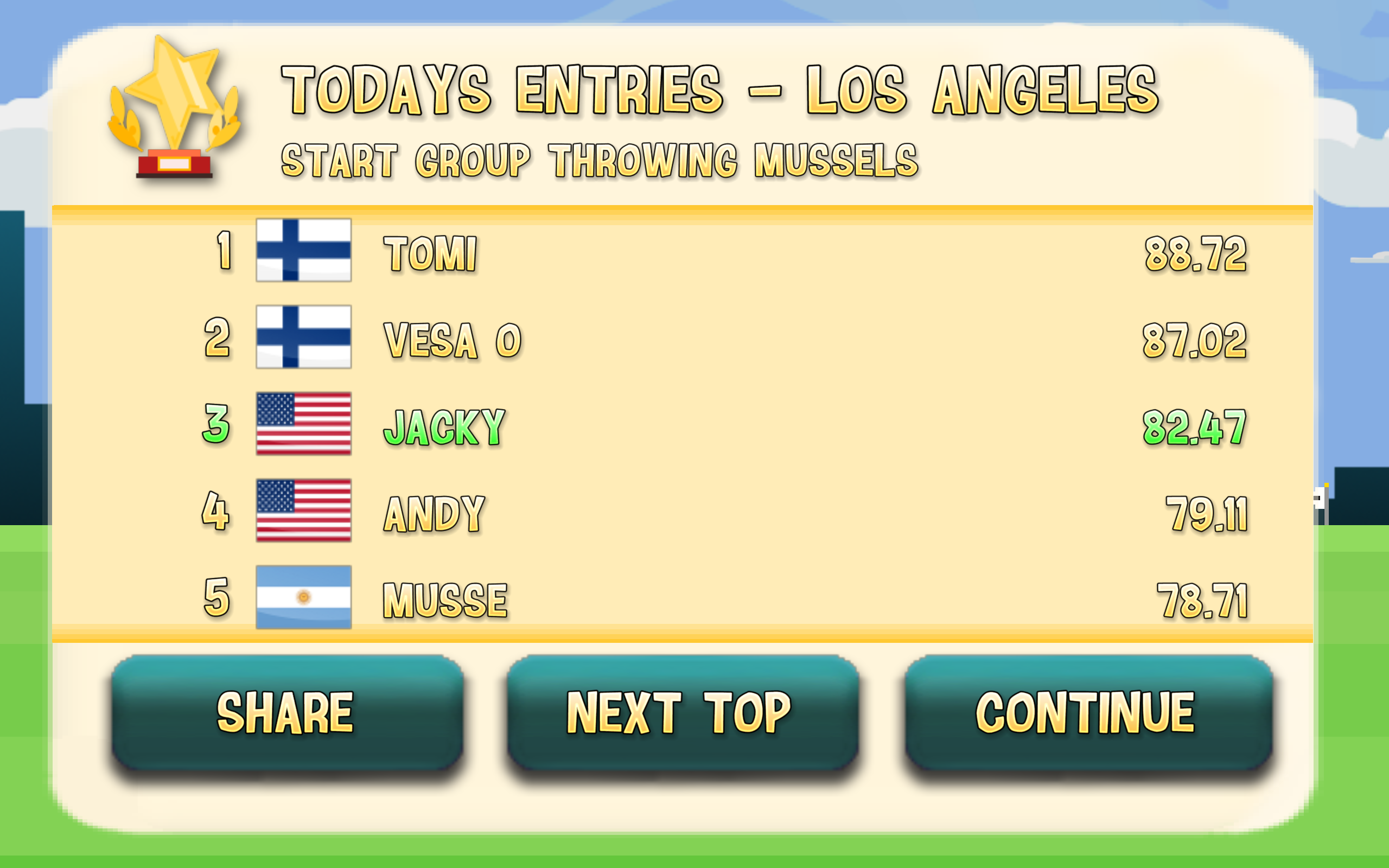 Javelin Masters 3 게임 스크린샷