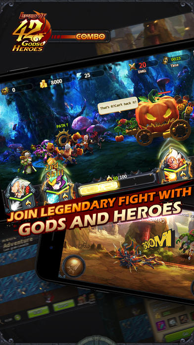 Legends of 42 Gods and Heroes Game Screenshot