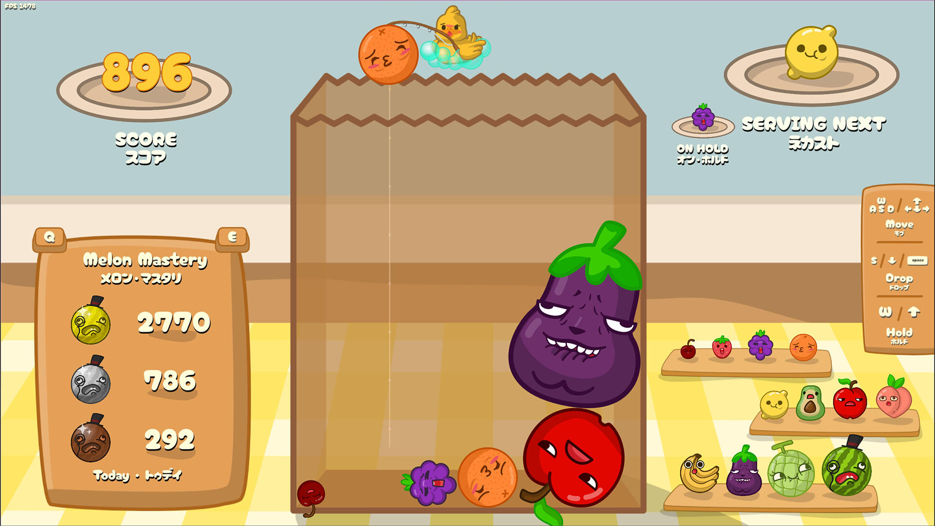 Screenshot of Watermelon Challenge