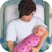 Simulador de mãe grávida e bebê