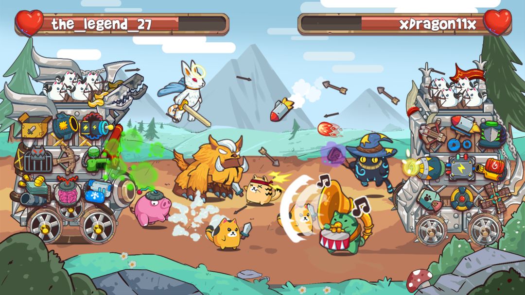 Screenshot of CatnRobot Idle TD: Battle Cat
