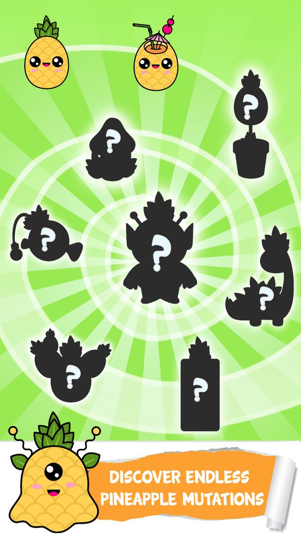 Pineapple Evolution Clicker screenshot game