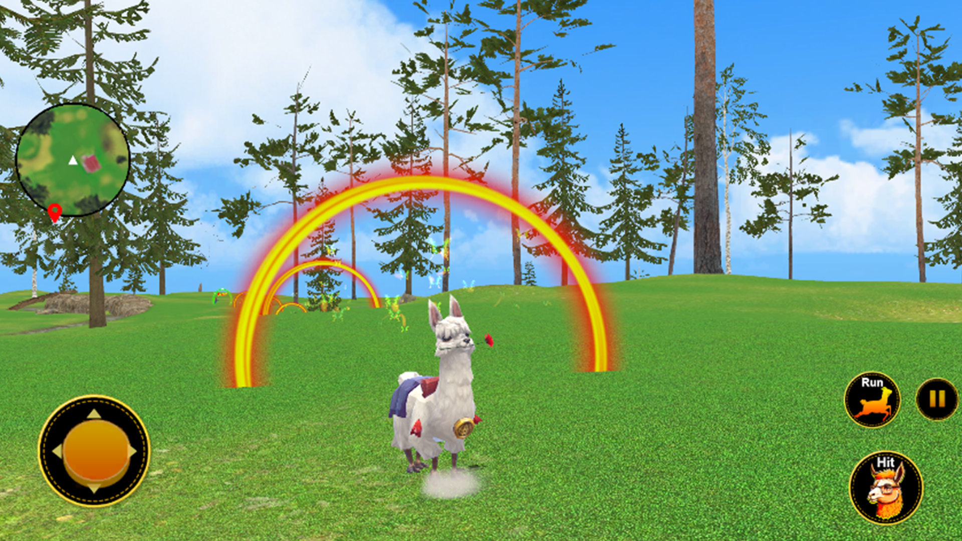 The Llama Life Simulator ภาพหน้าจอเกม