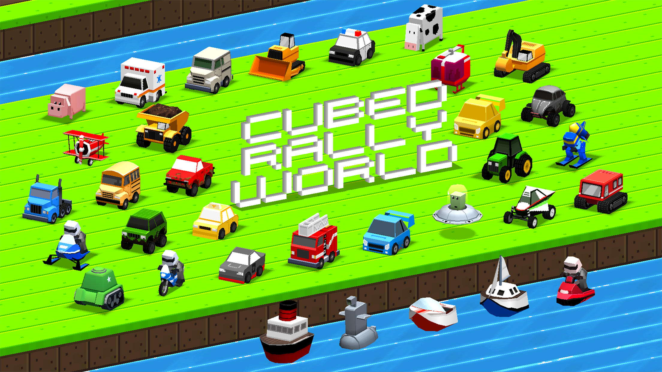 Cubed Rally World ゲームのスクリーンショット