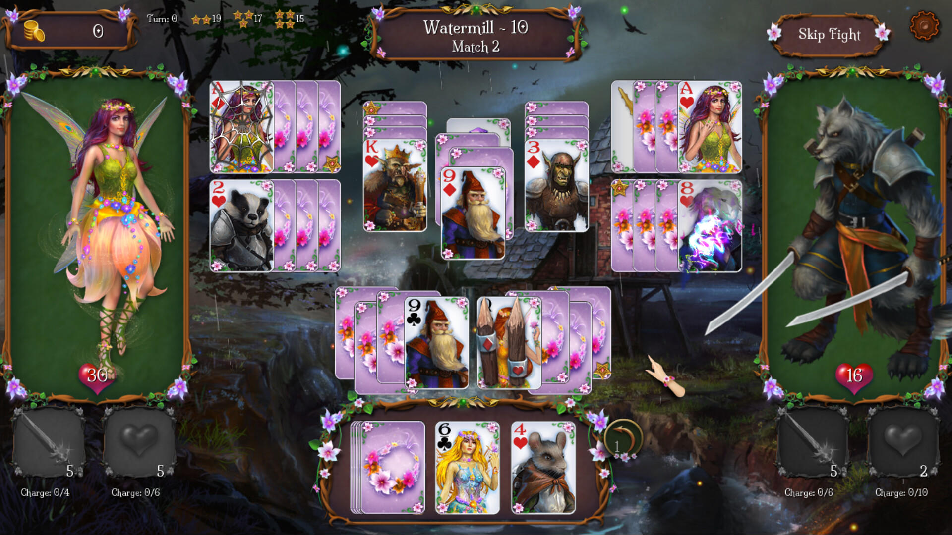 Fairyland Solitaire screenshot game