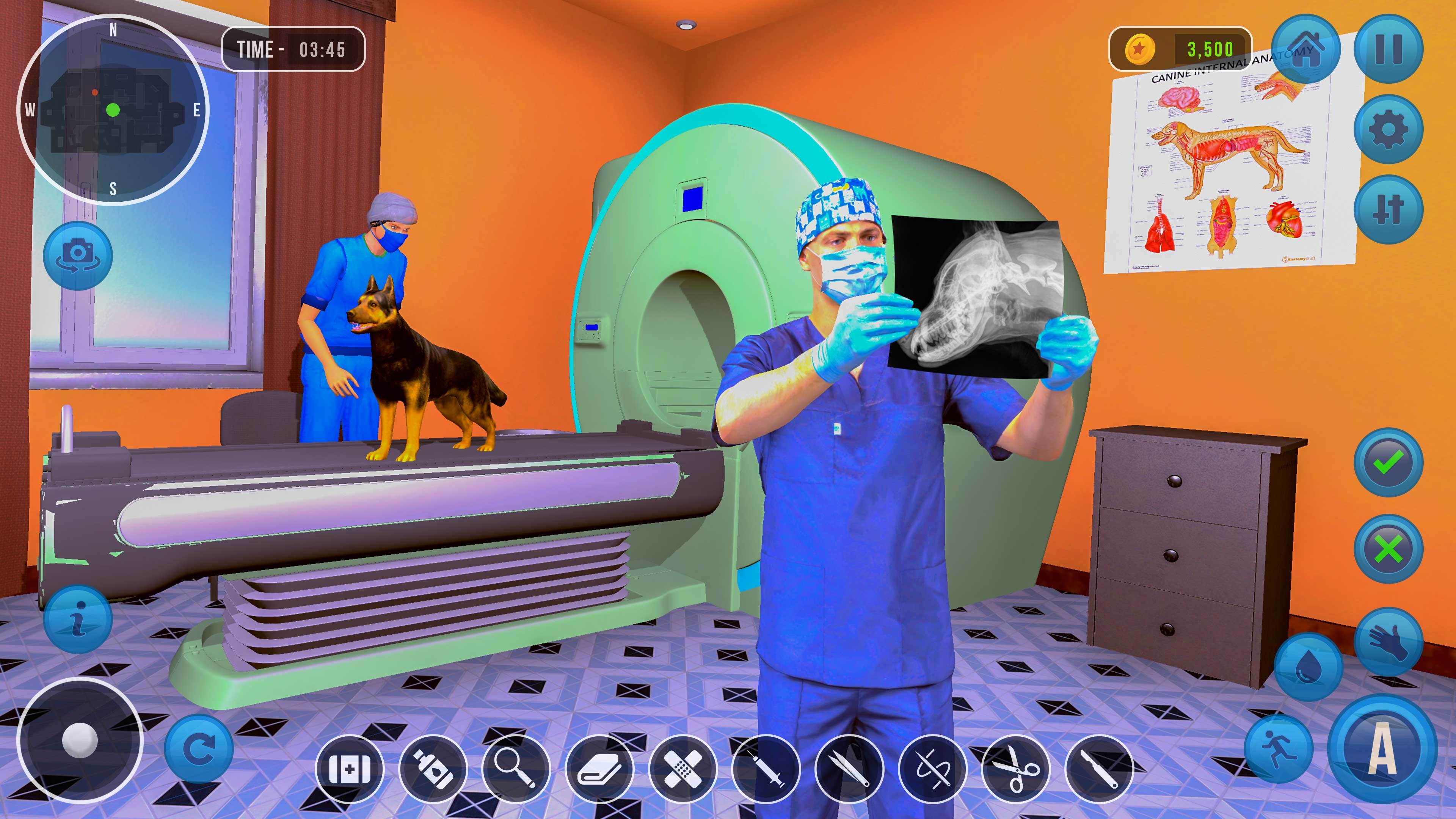 Pet Doctor Surgeon simulator Game Screenshot