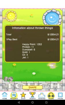 泉にお金を投げ込むゲーム ゲームのスクリーンショット