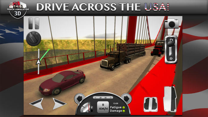 Truck Simulator 3D Game Screenshot