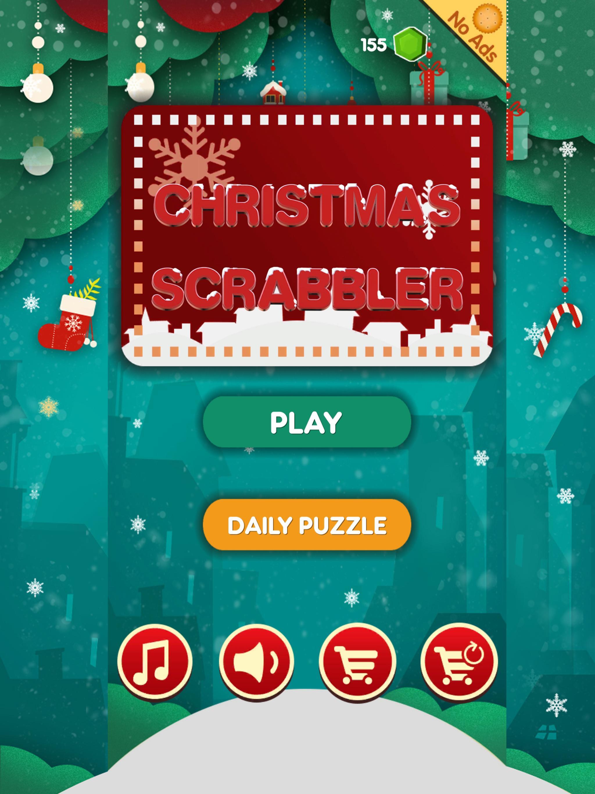 Christmas Scrabbler Game Screenshot