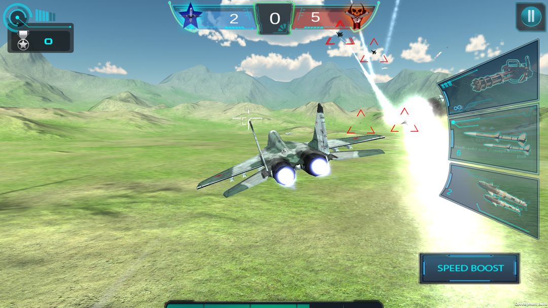 Air Combat : Sky fighter 게임 스크린 샷
