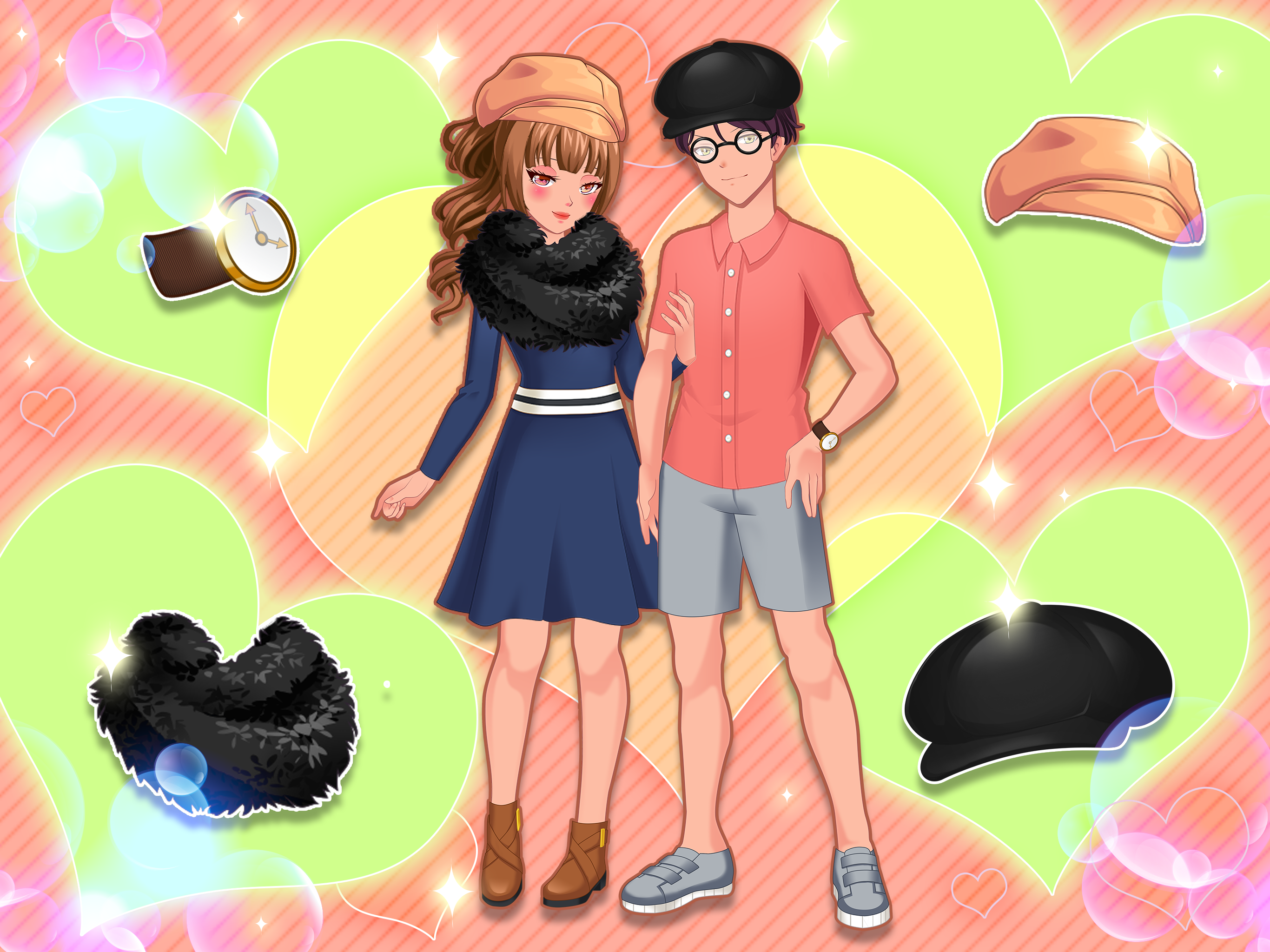 Anime Couples Dress Up Game ภาพหน้าจอเกม