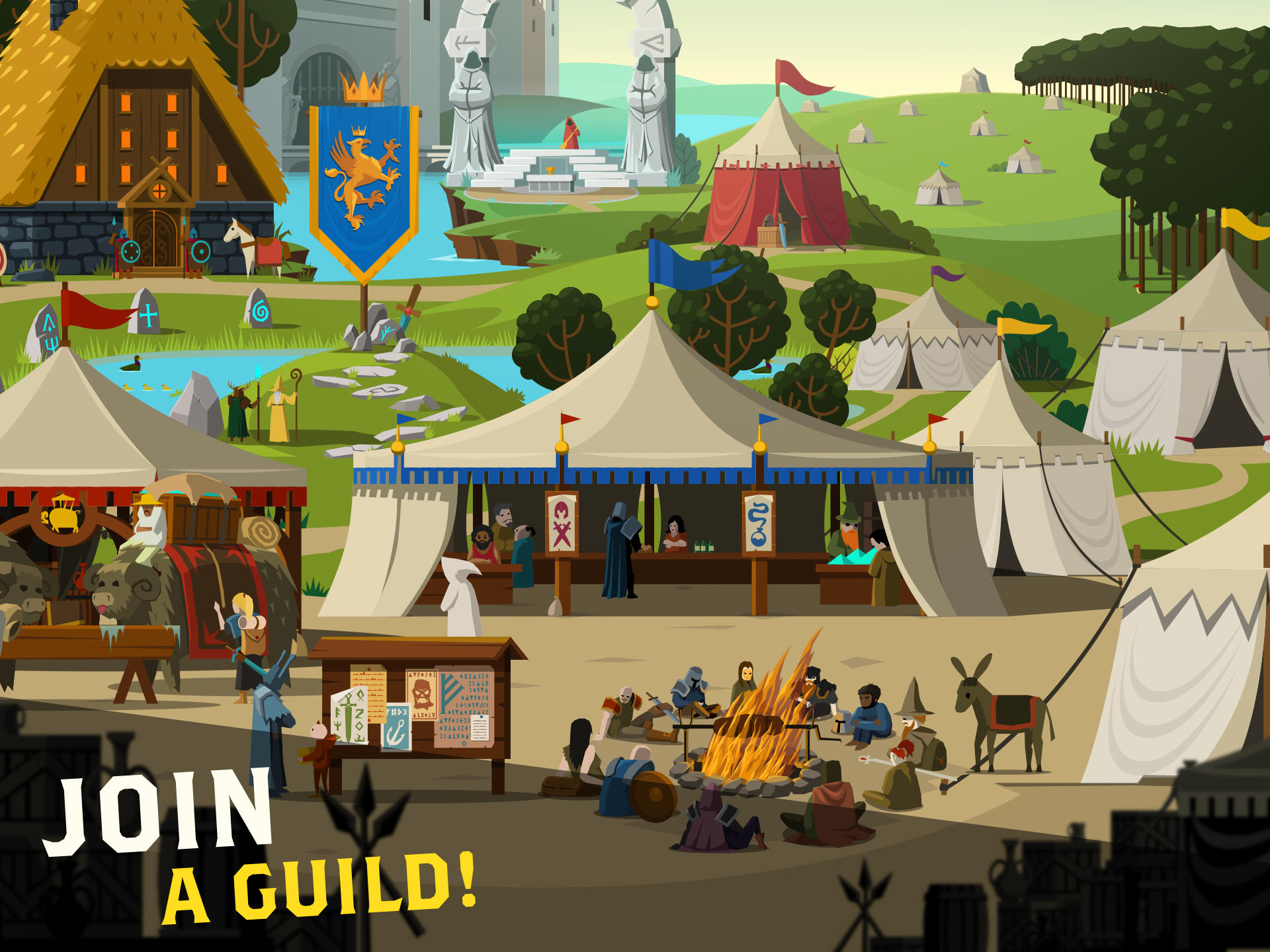 Questland: RPG Fantasy Game Game Screenshot