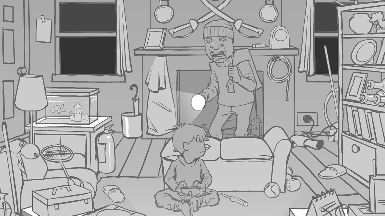 Whack The Thief Game Screenshot