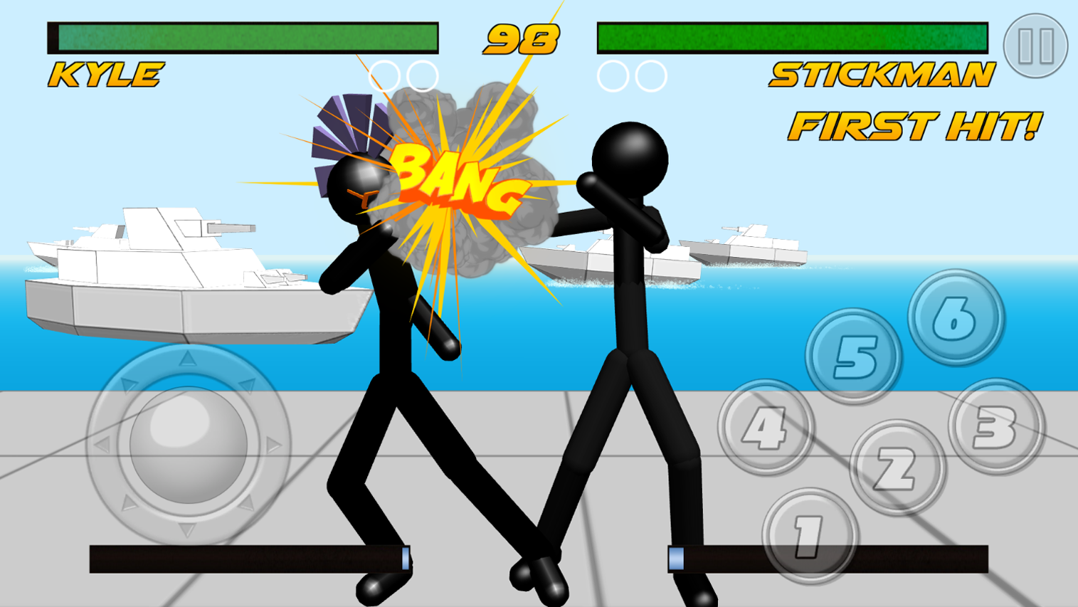 Stickman Fighting 3D 게임 스크린샷