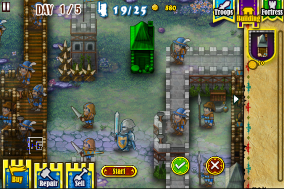 Fortress Under Siege HD Game Screenshot