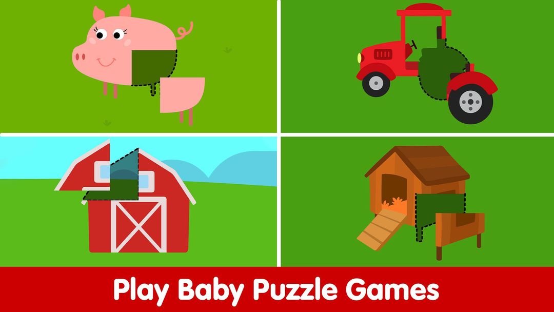 🐓Baby Farm Games - Fun Puzzles for Toddlers🐓 ภาพหน้าจอเกม