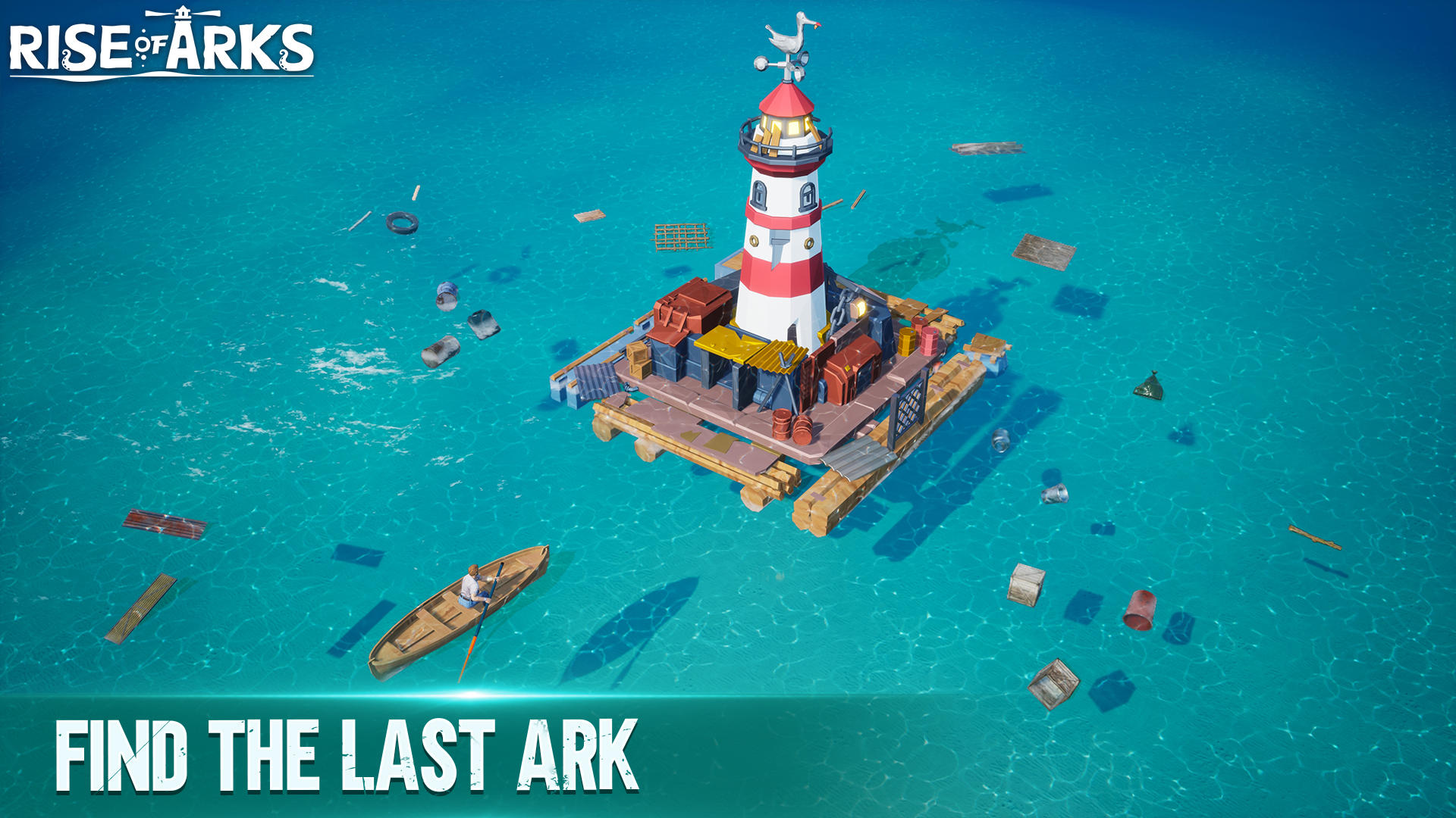 Screenshot 1 of Sự trỗi dậy của Arks: Raft Survival 1.3.7