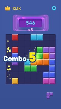 Blocky Puzzle - Relaxing Game Game Screenshot