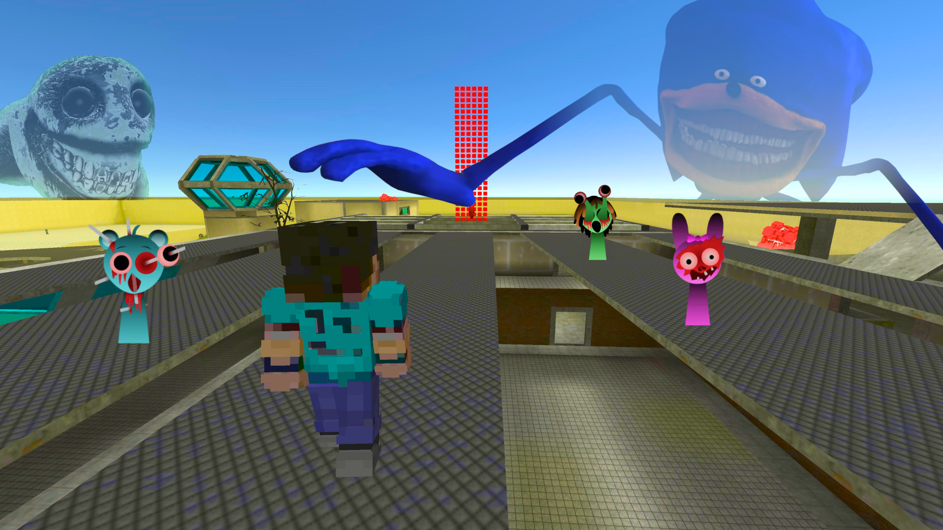 Nextbots backroom Meme Hunters Game Screenshot