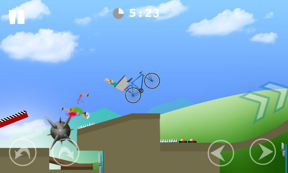 Happy Rider Wheels ภาพหน้าจอเกม