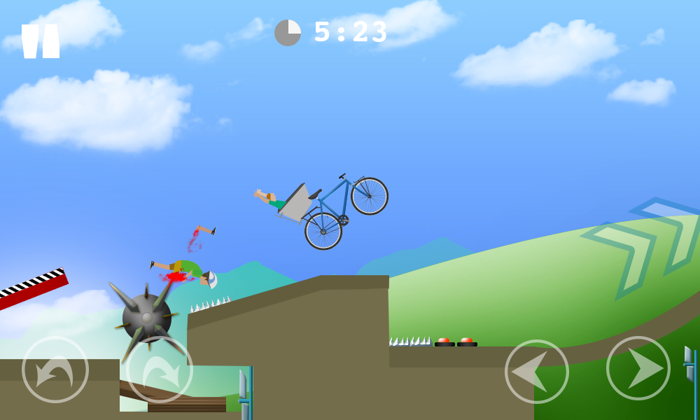 Happy Rider Wheels Game Screenshot