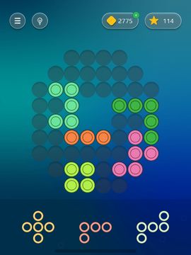 Color Circle Puzzle Game Screenshot