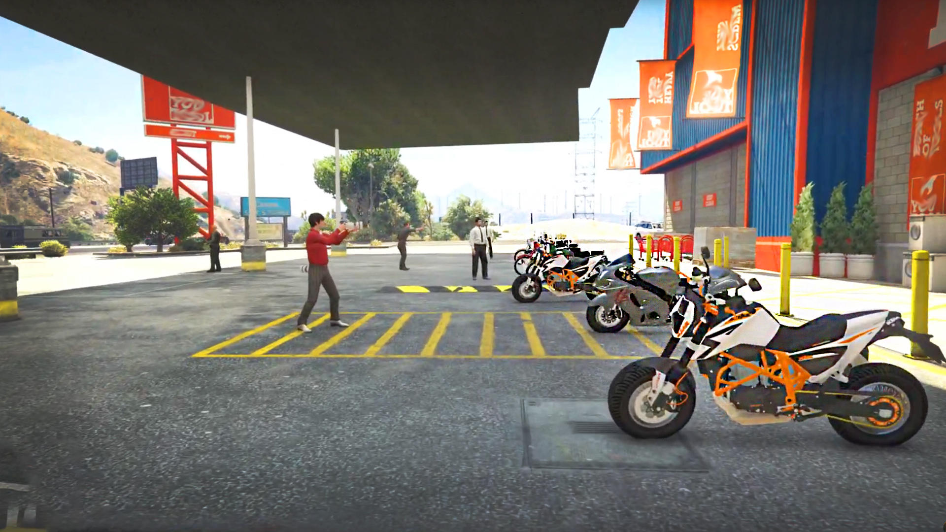 Captura de Tela do Jogo Indian Bike Driving Master 3d