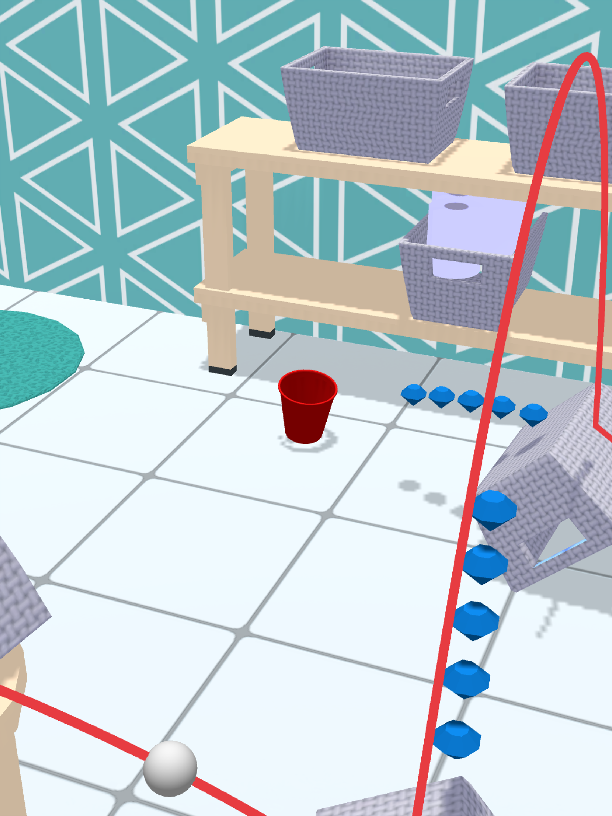 Pong Run 3D! Game Screenshot