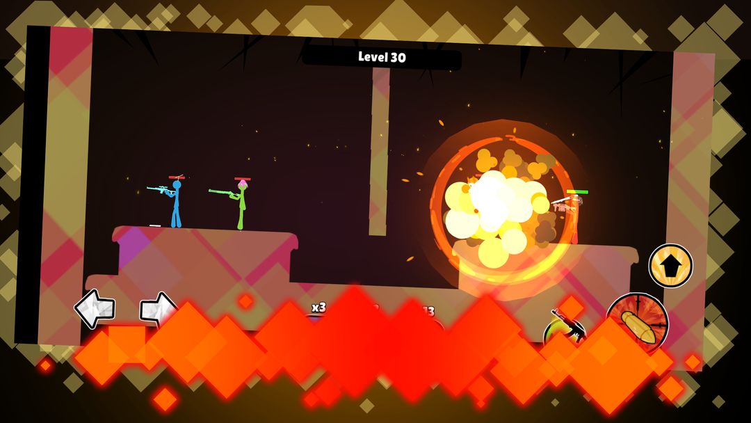 Stickman Battle Fight Round screenshot game