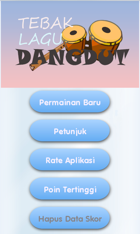 Guess Dangdut Songs Game Screenshot
