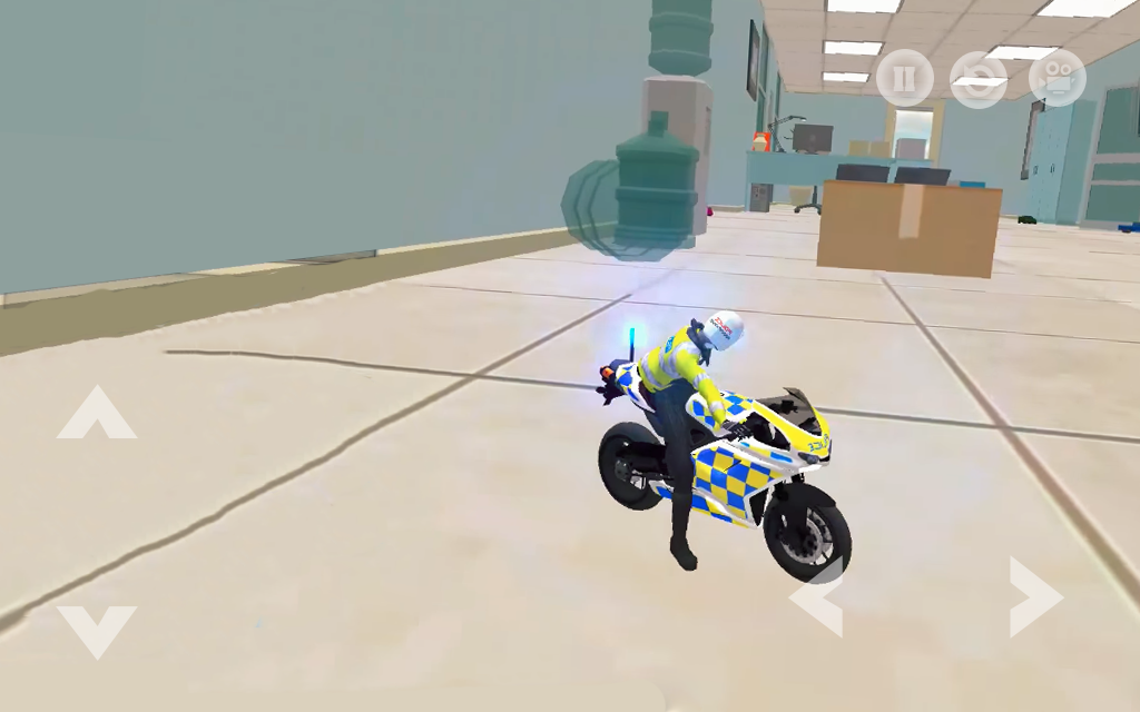 Captura de Tela do Jogo Office Bike :  Real Stunt Racing Game Simulator 3D