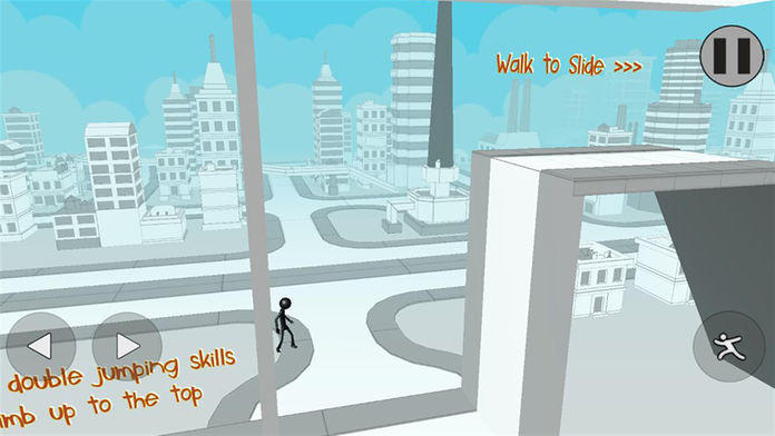 Stickman 3D Parkour Game Screenshot