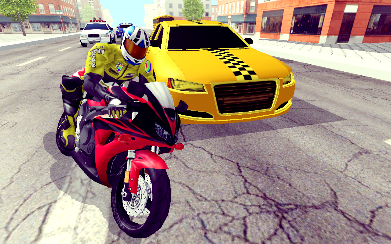 Moto Rider Game Screenshot
