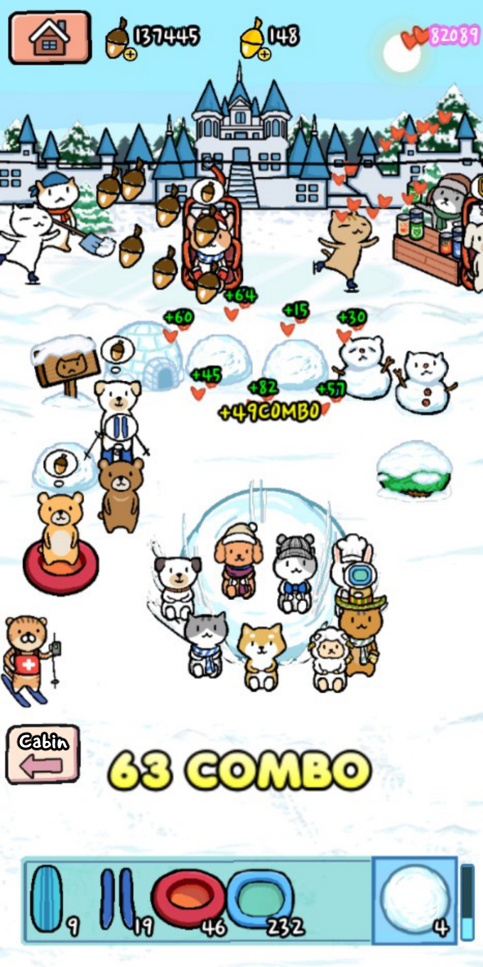 Cuplikan Layar Game Animal Ski Resort
