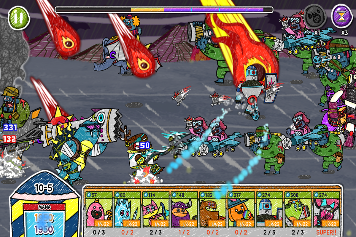 Monster VS Zombie Game Screenshot