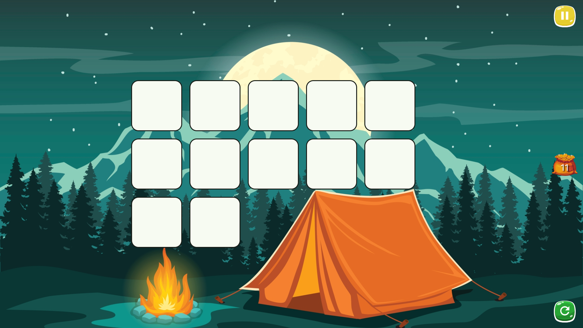 Concentration Game Screenshot