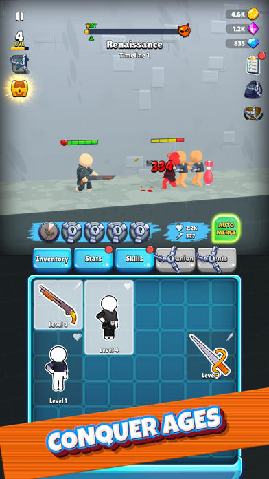 Скриншот игры Timeline Agent