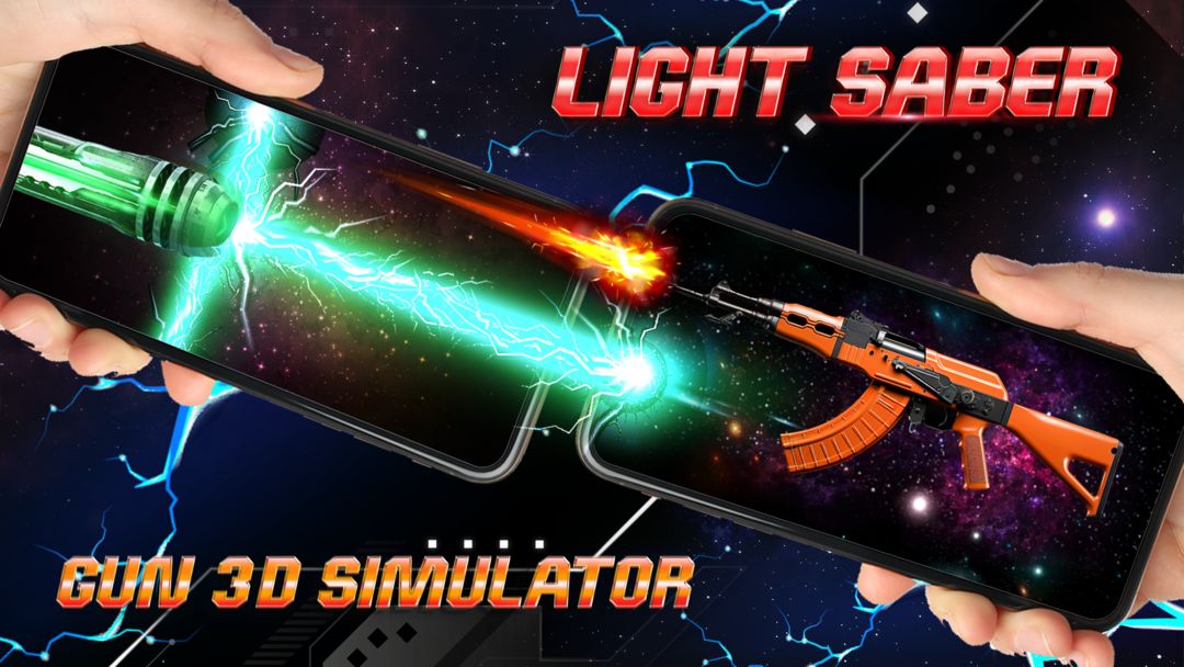Lightsaber - Gun 3D simulator screenshot game