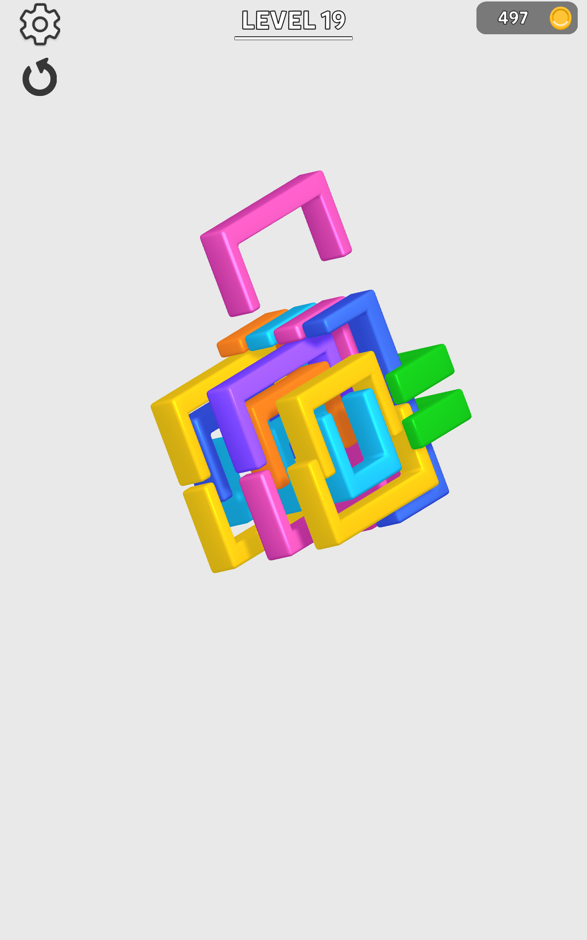 Screenshot of U Shape Puzzle