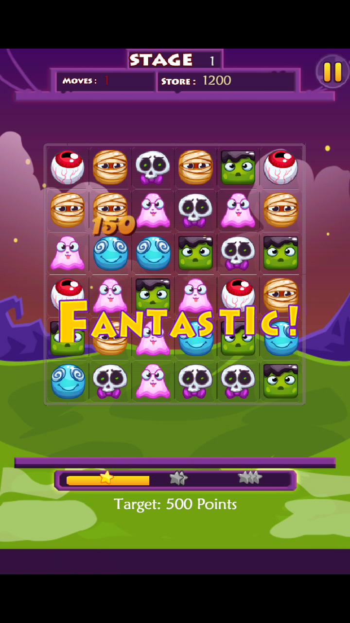 Witch Match Game Screenshot