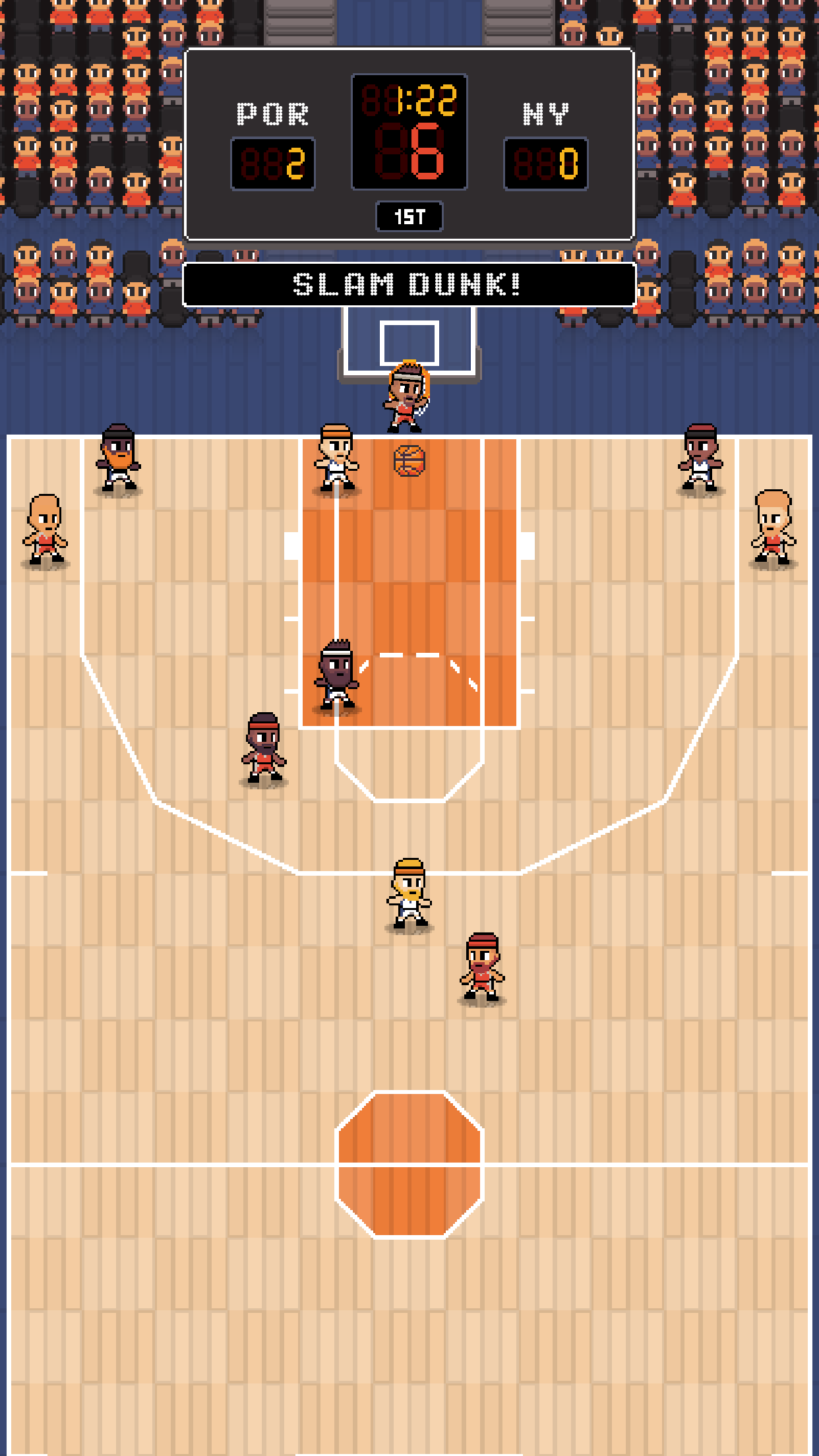 Hoop League Tactics ภาพหน้าจอเกม