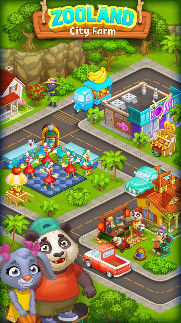 農場動物園：動物村莊與寵物城市的歡樂時光遊戲截圖