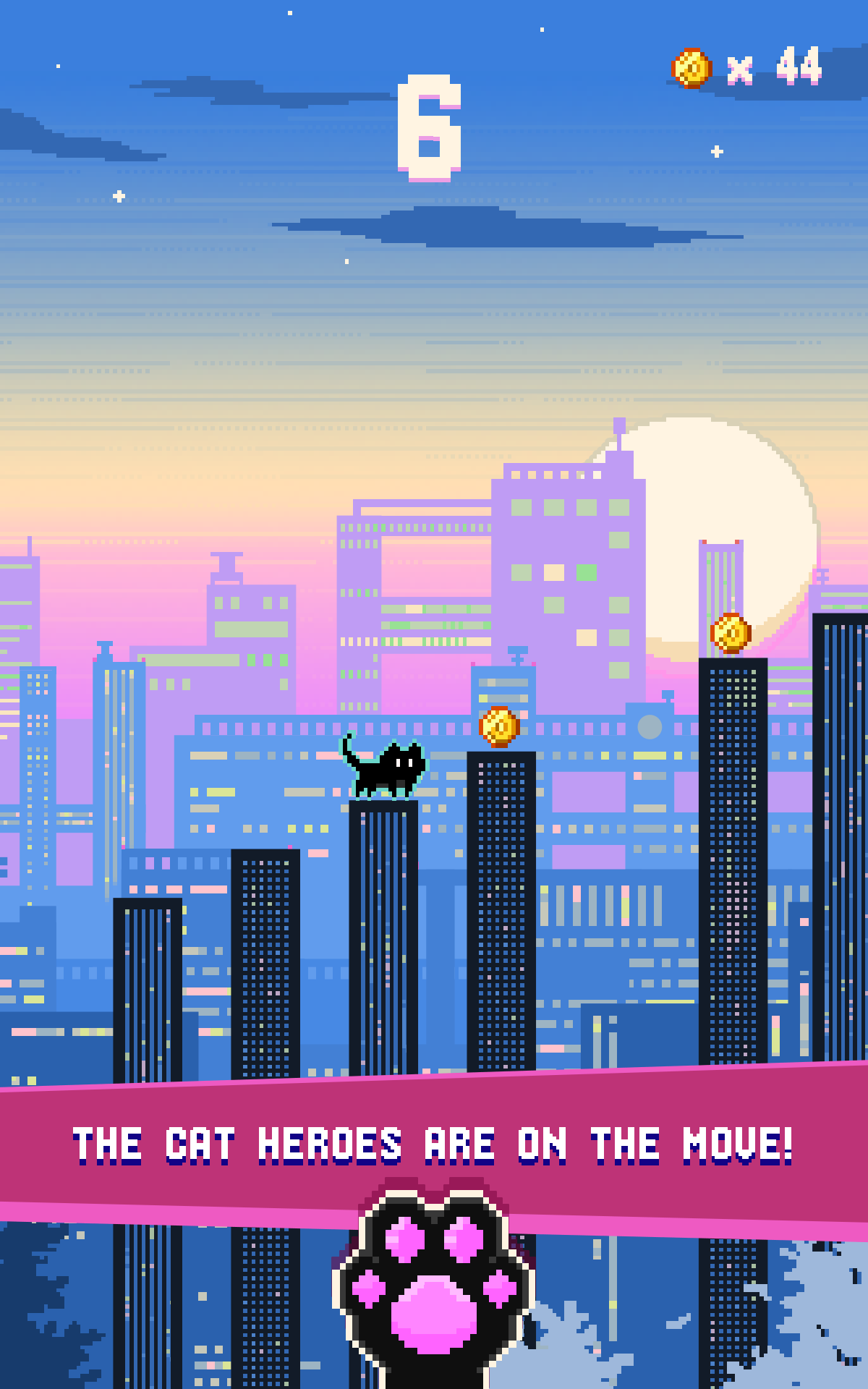 Cat City — Geometry Jump Game Screenshot