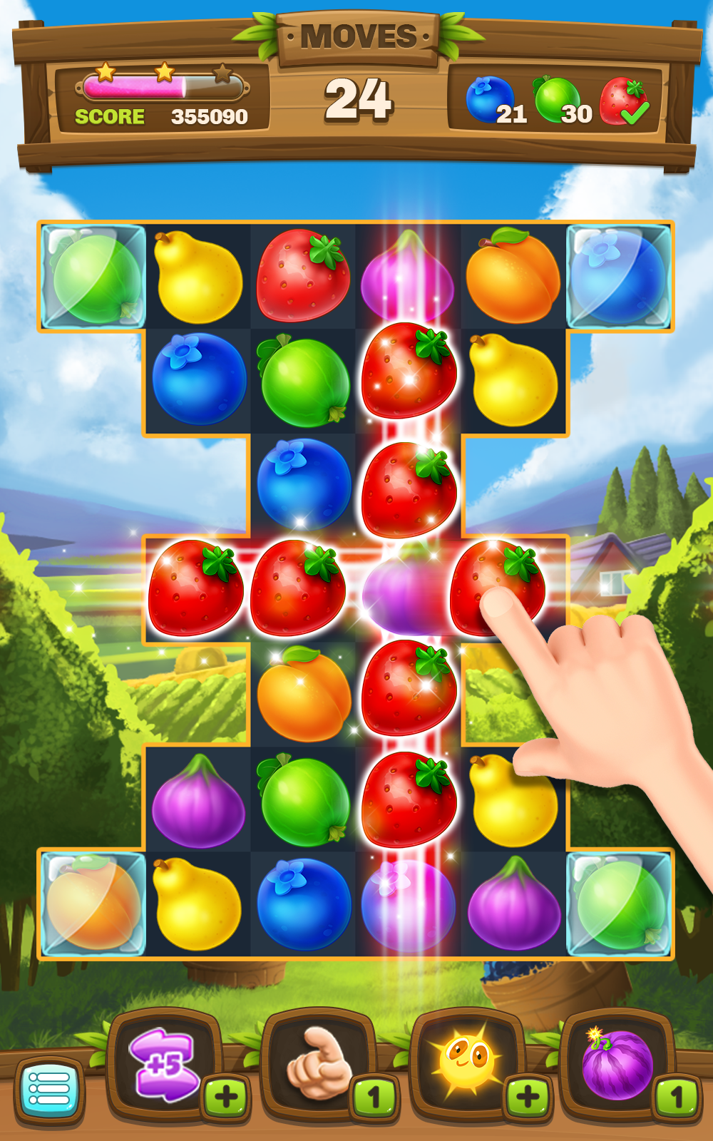 Скриншот игры Berry Swap