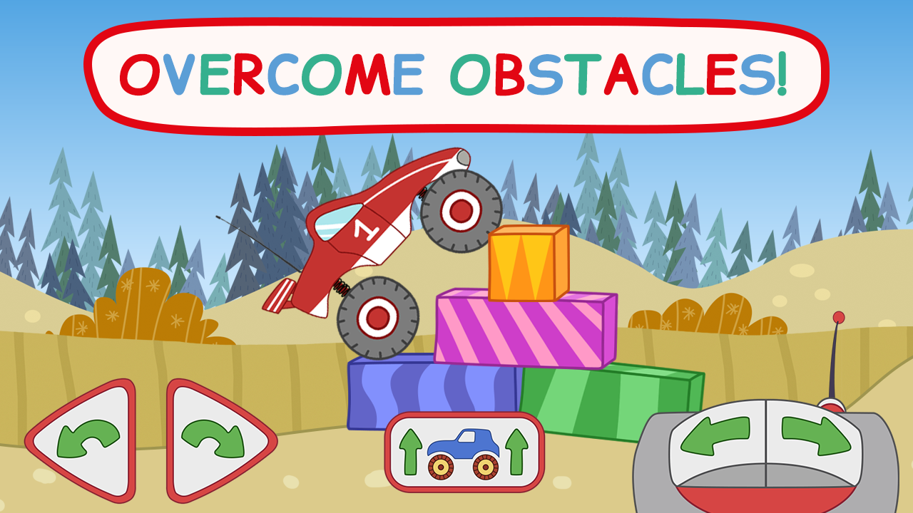 Kid-E-Cats: Kids Monster Truck Game Screenshot