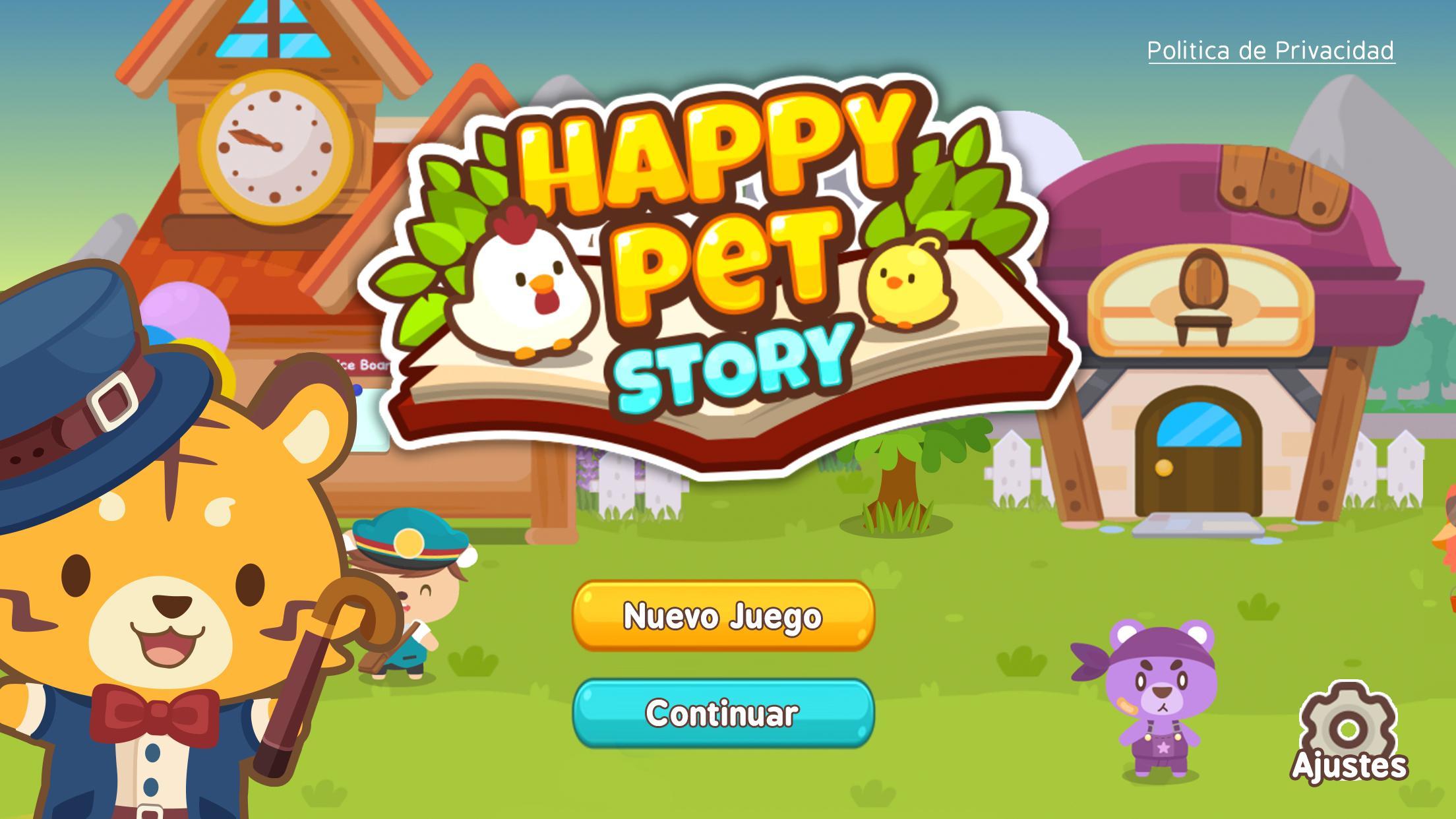 Screenshot 1 of Happy Pet Story: Juego de Simu 2.2.3